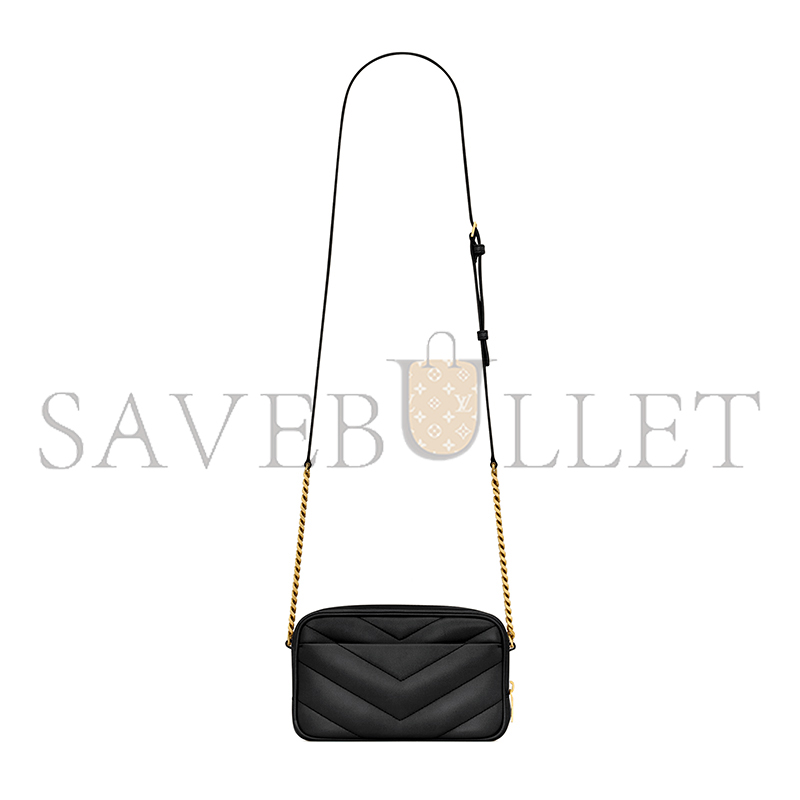 YSL LOULOU MINI CAMERA BAG IN LAMBSKIN 869816AAEAX1000 (18.5*11.5*5cm)
